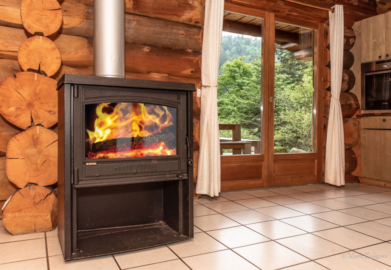 Chalet in La Bresse - 8. LO Beau chalet rondins 130m², 4ch, 8/10p