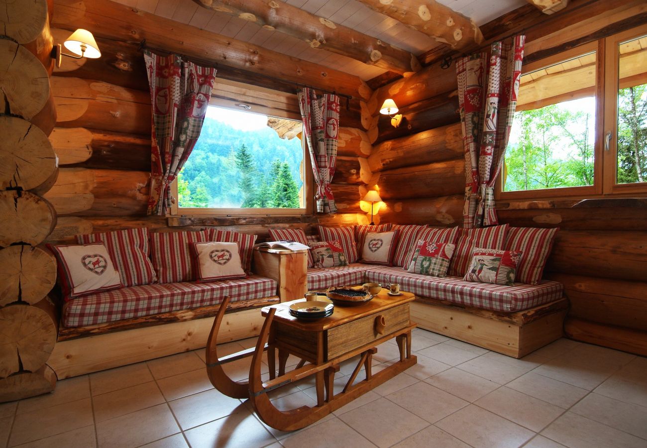 Chalet in La Bresse - 912. Superbe chalet rondins 10/12p, 140m², 4ch