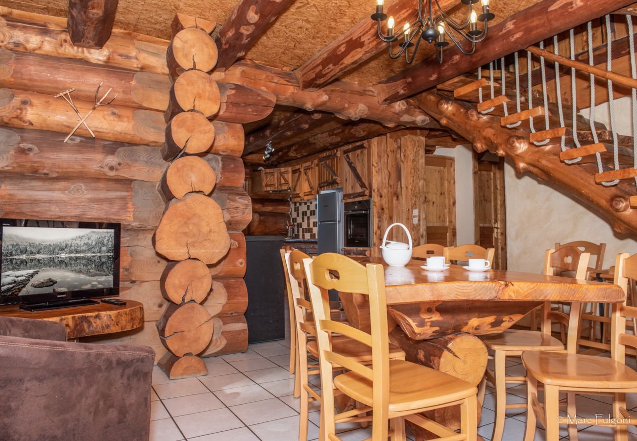 Chalet in La Bresse - 8. BE Magnifique chalet rondins 130m², 4ch, 8/10p