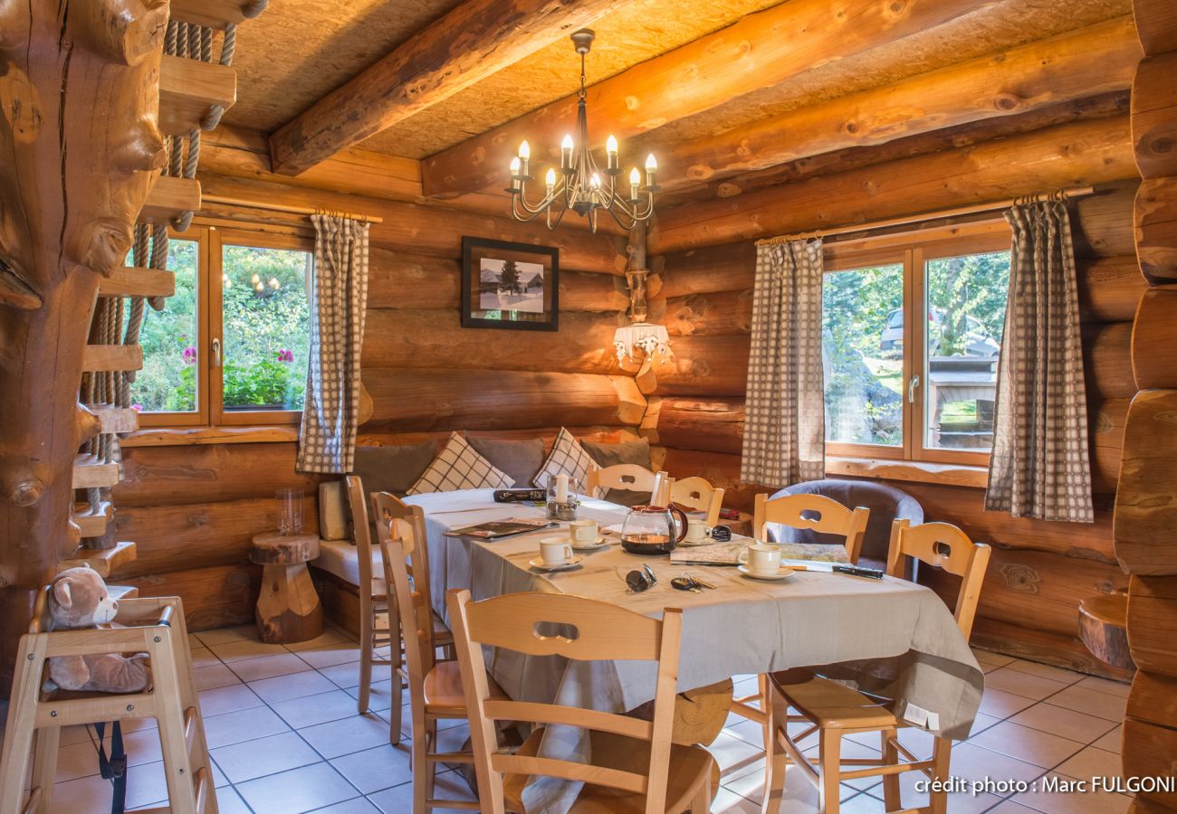 Chalet à La Bresse - 8. BA  Magnifique chalet rondins 130m², 4ch, 8/10p