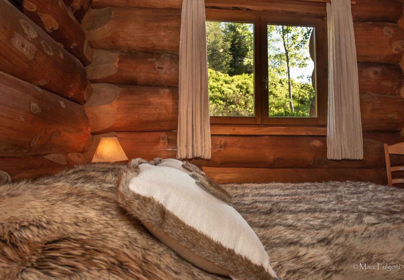 Chalet à La Bresse - 8. BA  Magnifique chalet rondins 130m², 4ch, 8/10p