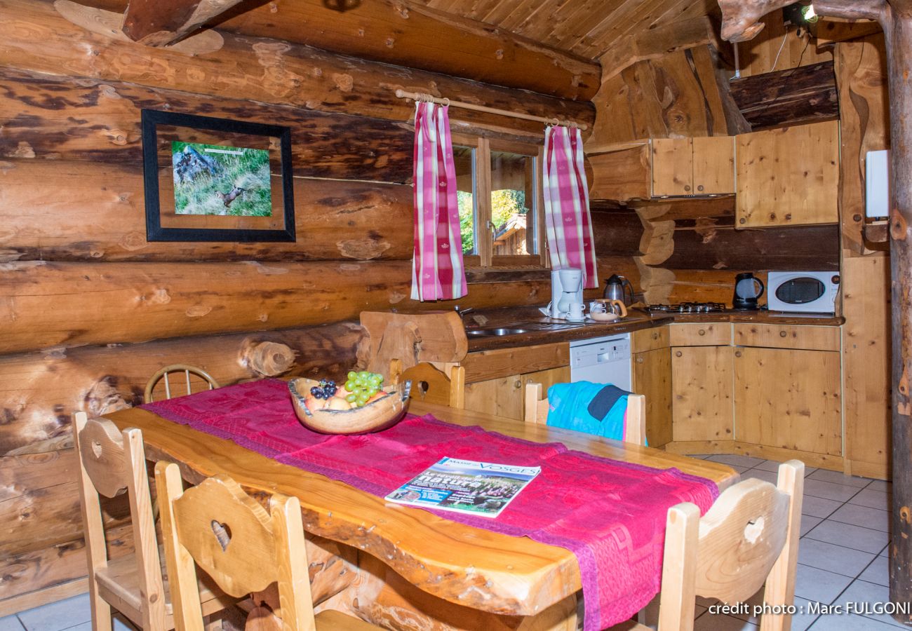 Chalet à La Bresse - 5. Superbe chalet rondins 4/6 p, 2 ch, 65m², calme