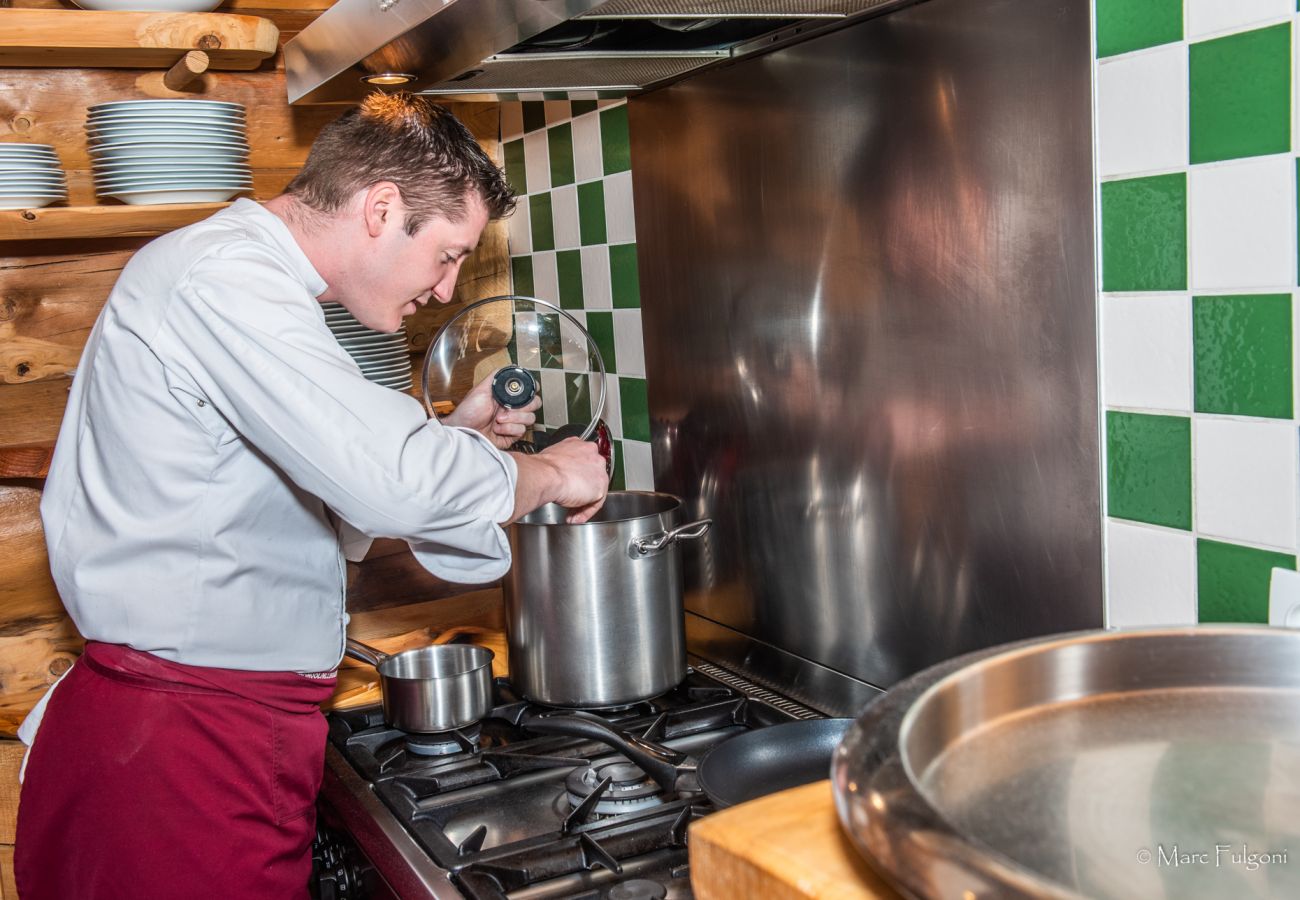 Chalet à La Bresse - 912. Superbe chalet rondins 10/12p, 140m², 4ch