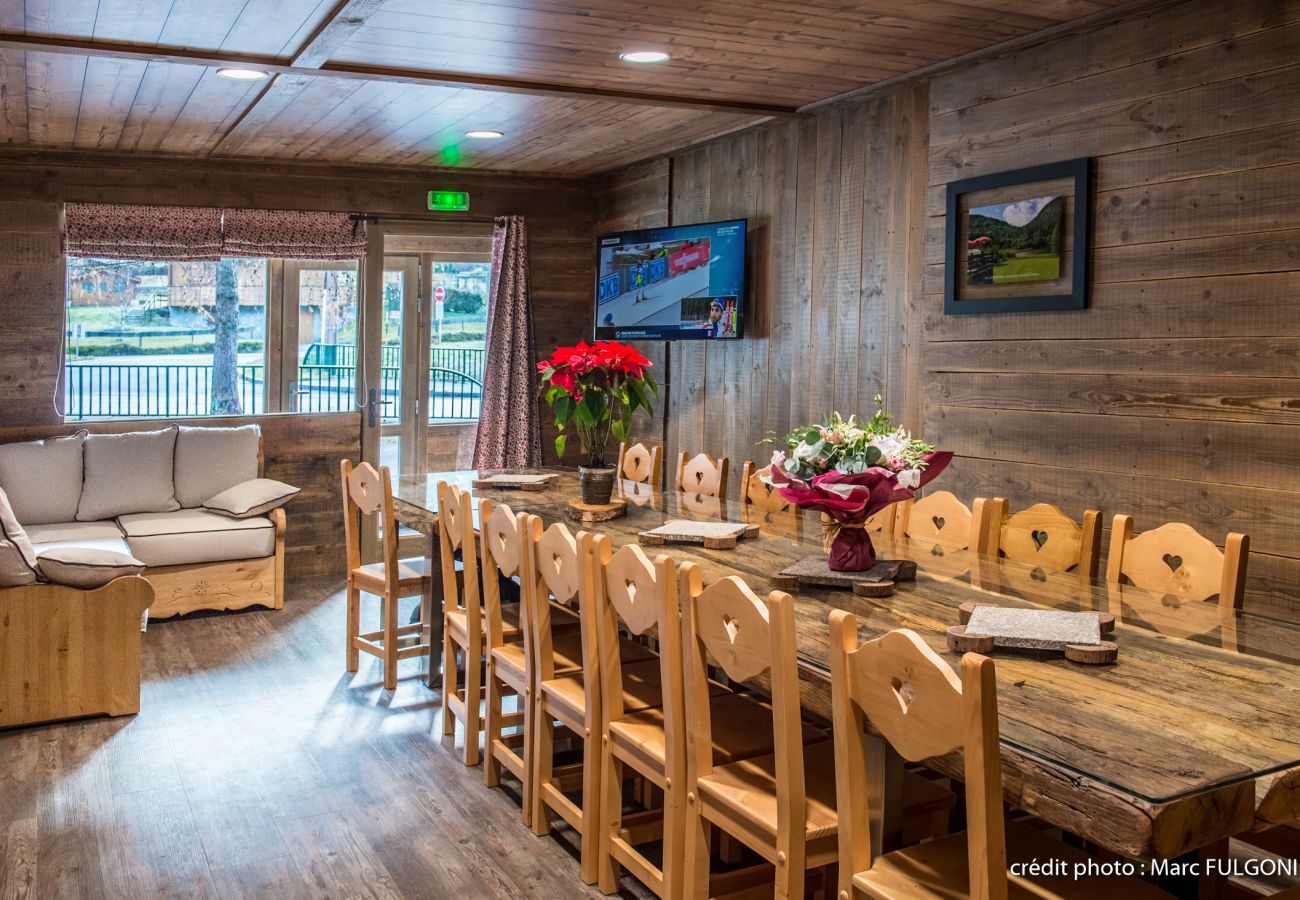 Appartement à La Bresse - S. Appartement/Gîte de groupe premium 17p 160m² 4c