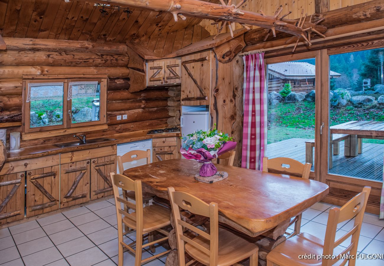 Chalet à La Bresse - 4. Magnifique chalet rondins 4/6 p, 52 m², 2 ch G